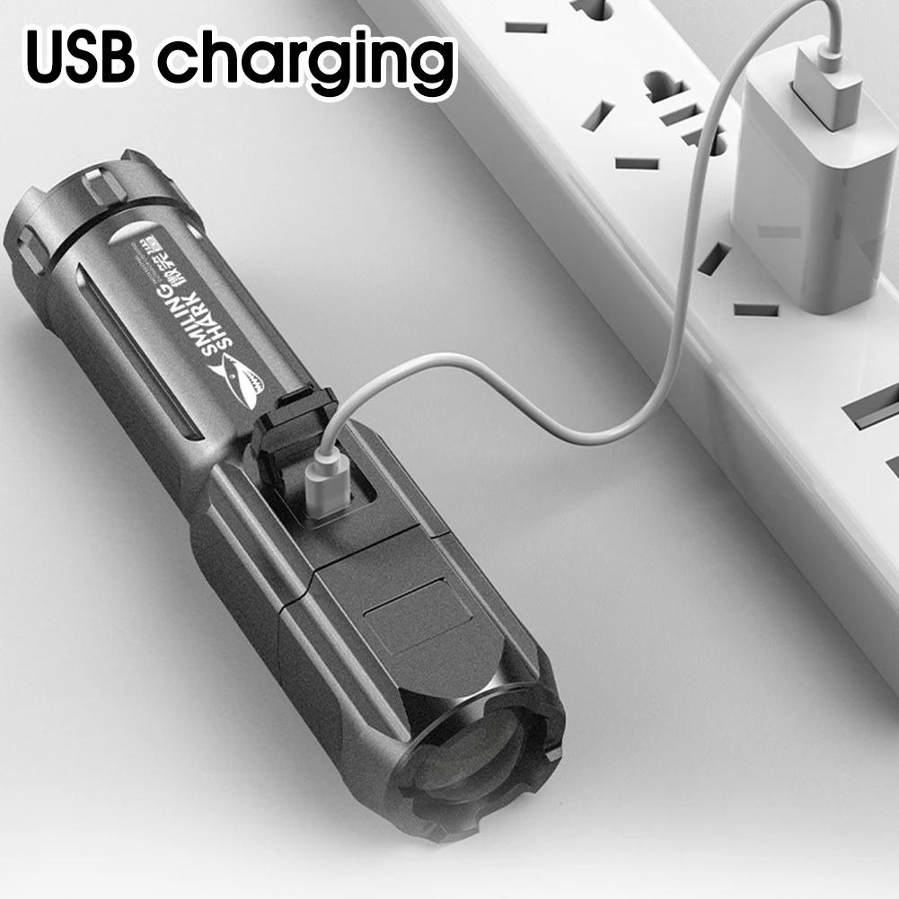 Đèn Pin Siêu Sáng 1200lumen Có Thể Sạc Lại Tiện Dụng