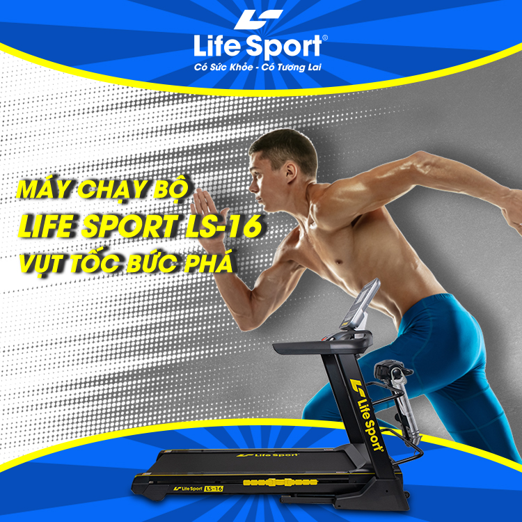 Máy Chạy Bộ Cao Cấp Lifesport LS-16