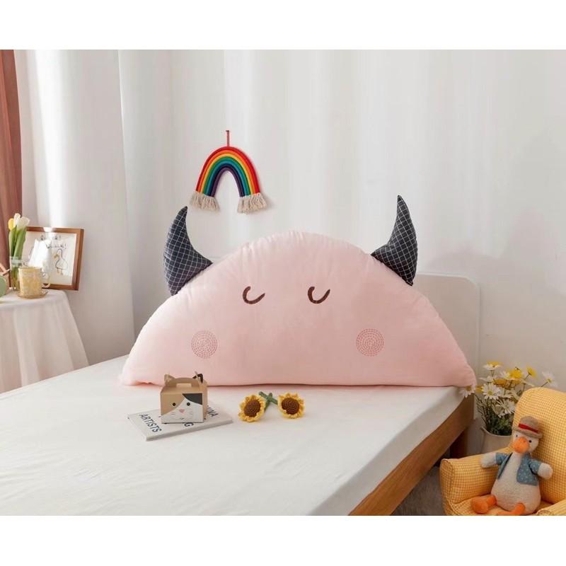 Gối Kệ Kê Đầu Gường Chất Nhung Mịn Hàng Cao Cấp Có Thể Làm Gối Trang Trí Hoặc Tựa Lưng
