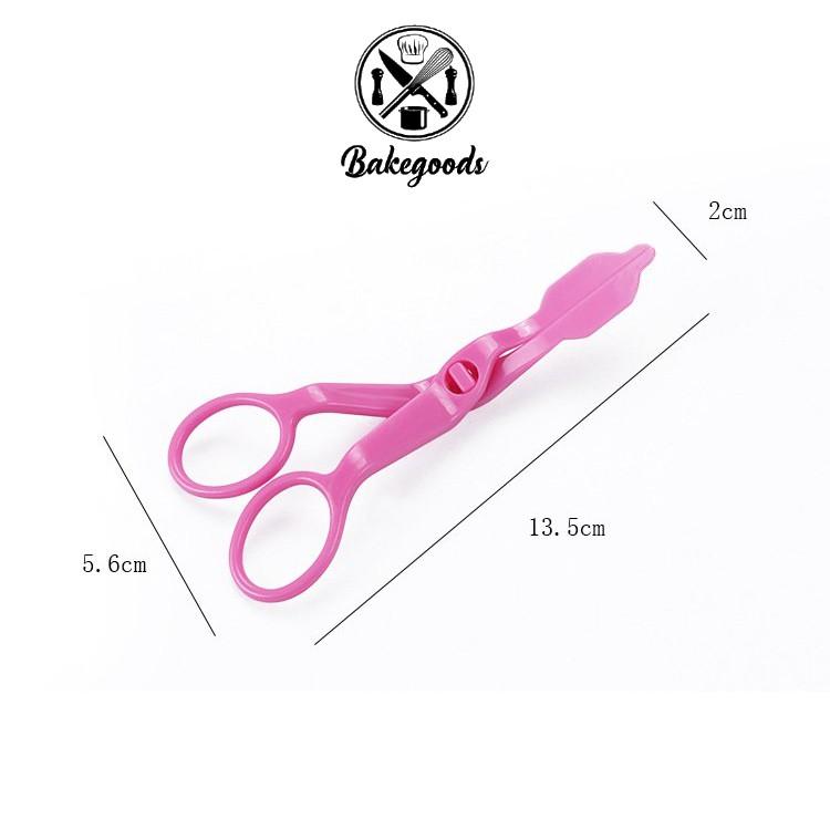 KÉO GẮP HOA bánh kem bằng nhựa