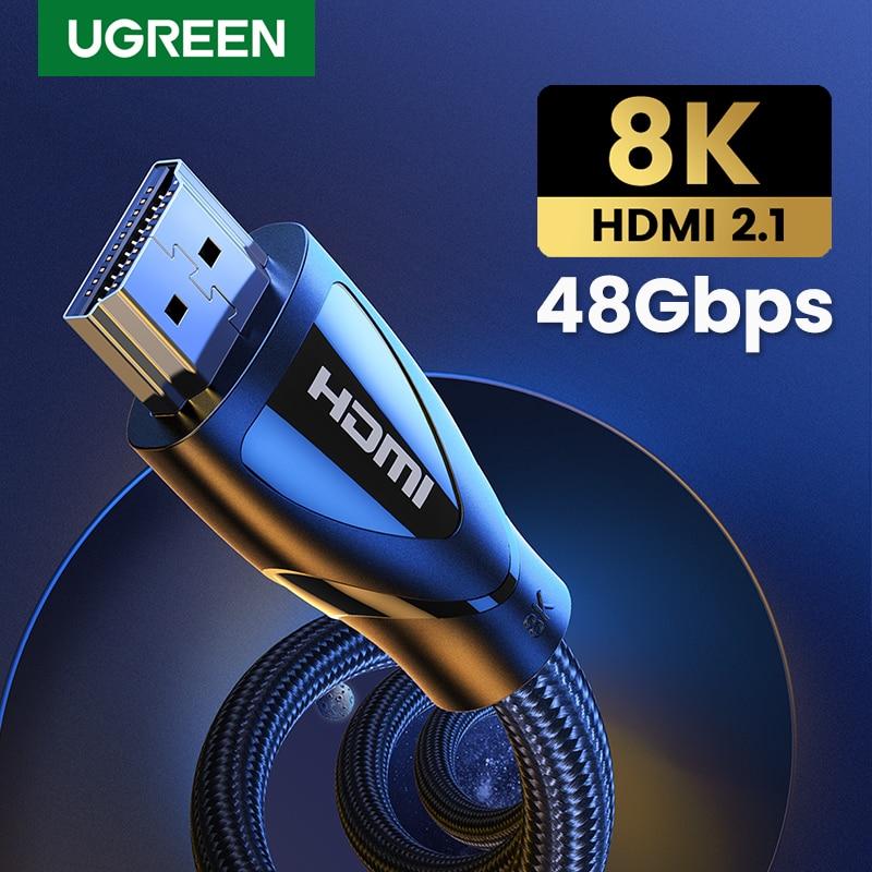 Cáp HDMI 2.1 hỗ trợ 8K/60Hz dài 1-3m UGREEN HD140 - Hàng chính hãng