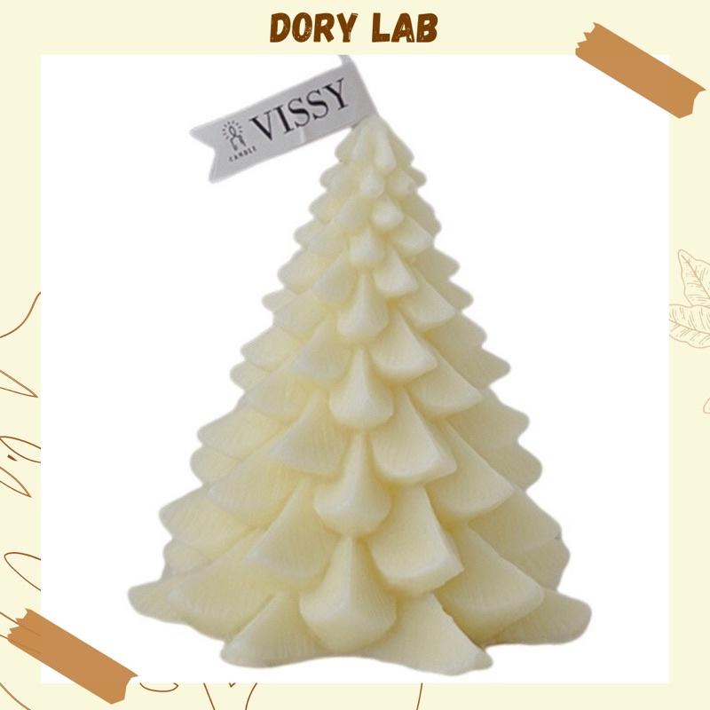 Nến Thơm Giáng Sinh Hình Cây Thông Tán Xoè, Quà Tặng - Dory Lab