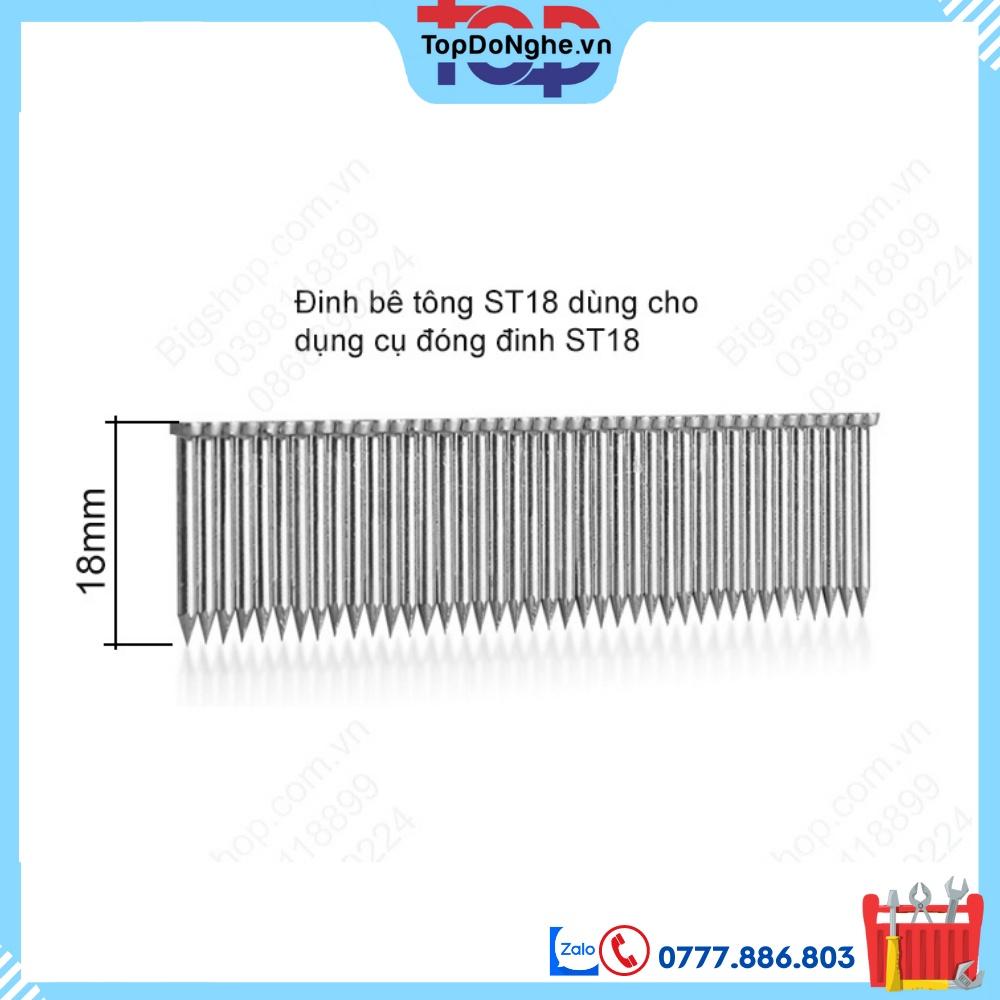 Đinh đóng tường ST18 cho máy bắn đinh và dụng cụ đóng đinh bê tông, thép tốt không bị gãy hoặc cong khi sửa dụng