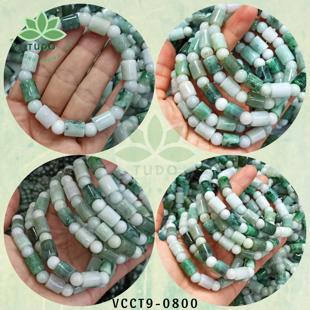 Vòng phong thủy TUDO cẩm thạch nữ