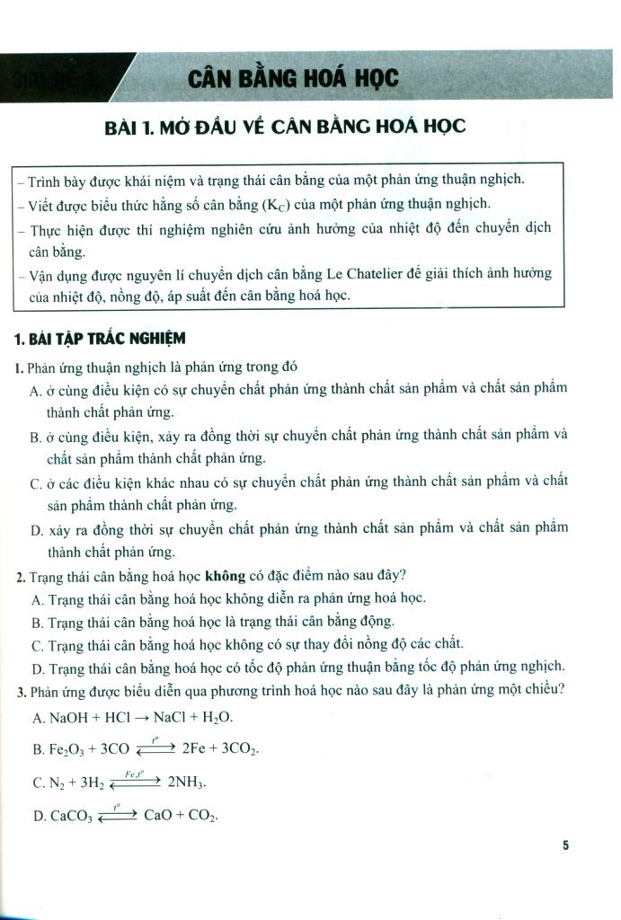 Bài Tập Phát Triển Năng Lực Hóa Học 11