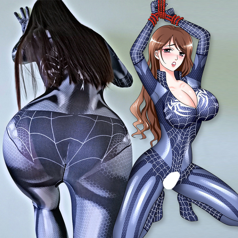 Cosplay bộ đồ bó sát liền thân hóa trang người nhện spider man sexy