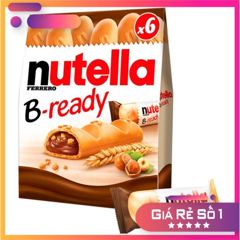 Bánh quy nhân socola hạt phỉ Nutella B-Ready hộp 132gr (6 bánh)