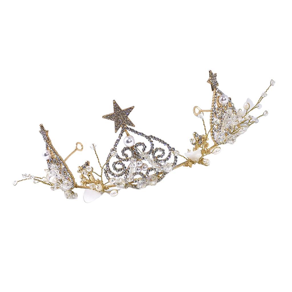 Rhinestone Tiara Crown Exquisite Headband Wedding Bridal Birthday Tiaras