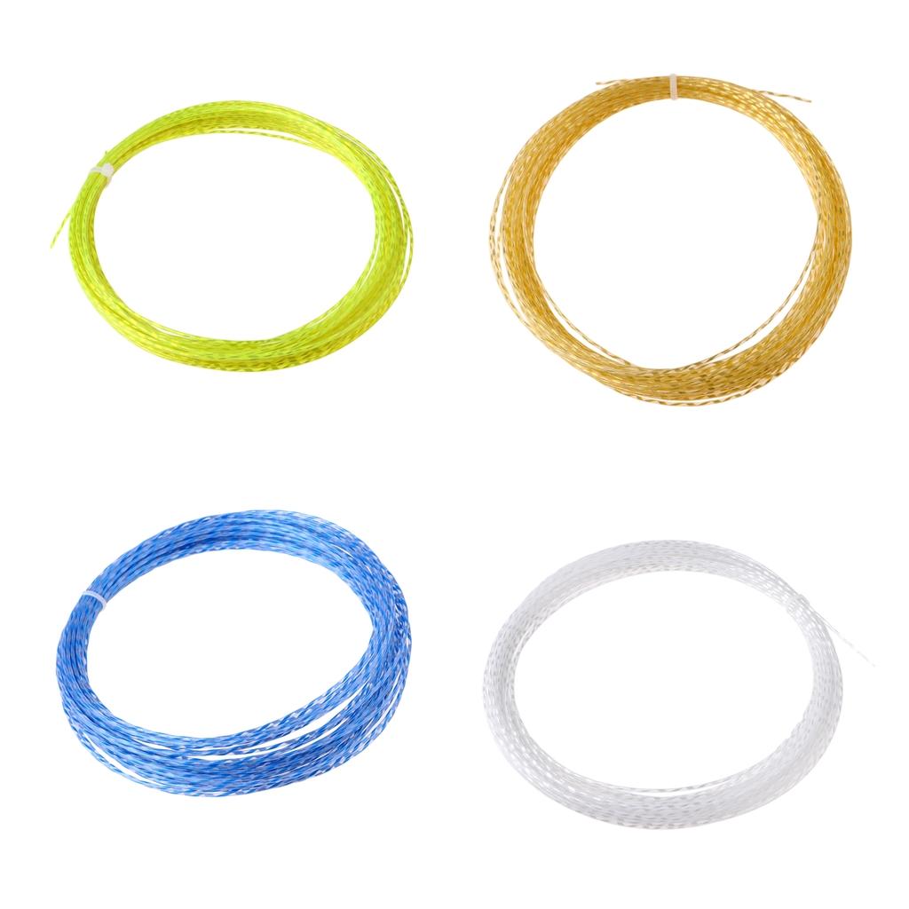Durable Badminton Racket String Tennis Free String Racquet Replacement Lines 1.35mm - Nylon