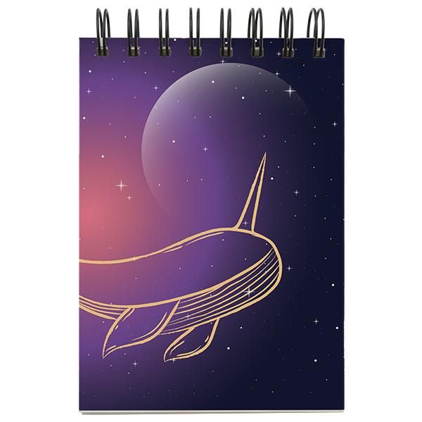 Sổ Lò Xo Trên Giấy Trơn - 160 Trang 9 x 13 cm 80gsm - The Whale - The Sun 02