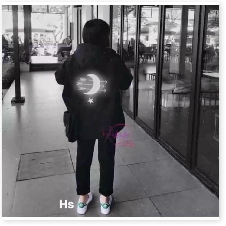 ÁO KHOÁC DÙ PHẢN QUANG UNISEX MŨI TÊN MẶT TRĂNG CỰC CHẤT SIÊU ĐẸP THỜI TRANG KING FASHION