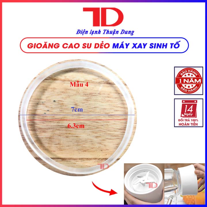 Gioăng máy xay sinh tố cho các loại máy thông dụng, phụ tùng máy xay sinh tố - Điện lạnh Thuận Dung