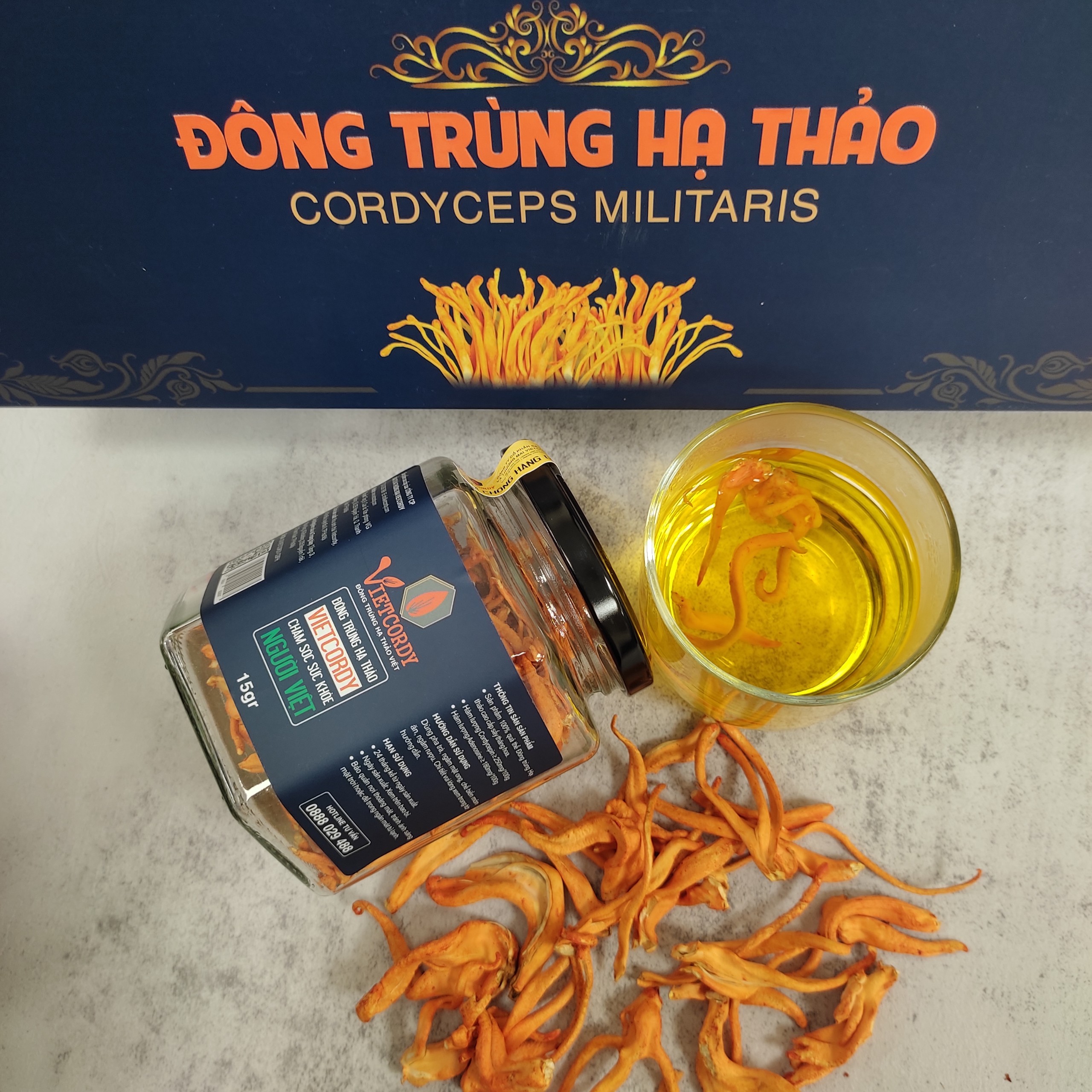 COMBO ĐÔNG TRÙNG HẠ THẢO CAO CẤP 2 HŨ * 15GR