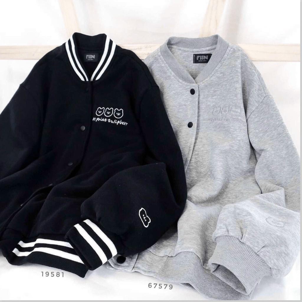 ÁO BOMBER SWEATER GẤU TEDDY