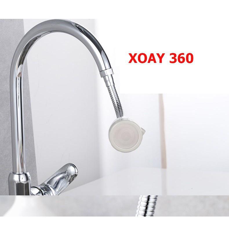 Đầu vòi rửa bát tăng áp xoay 360 3 chế độ rửa sử dụng cho bếp GD133