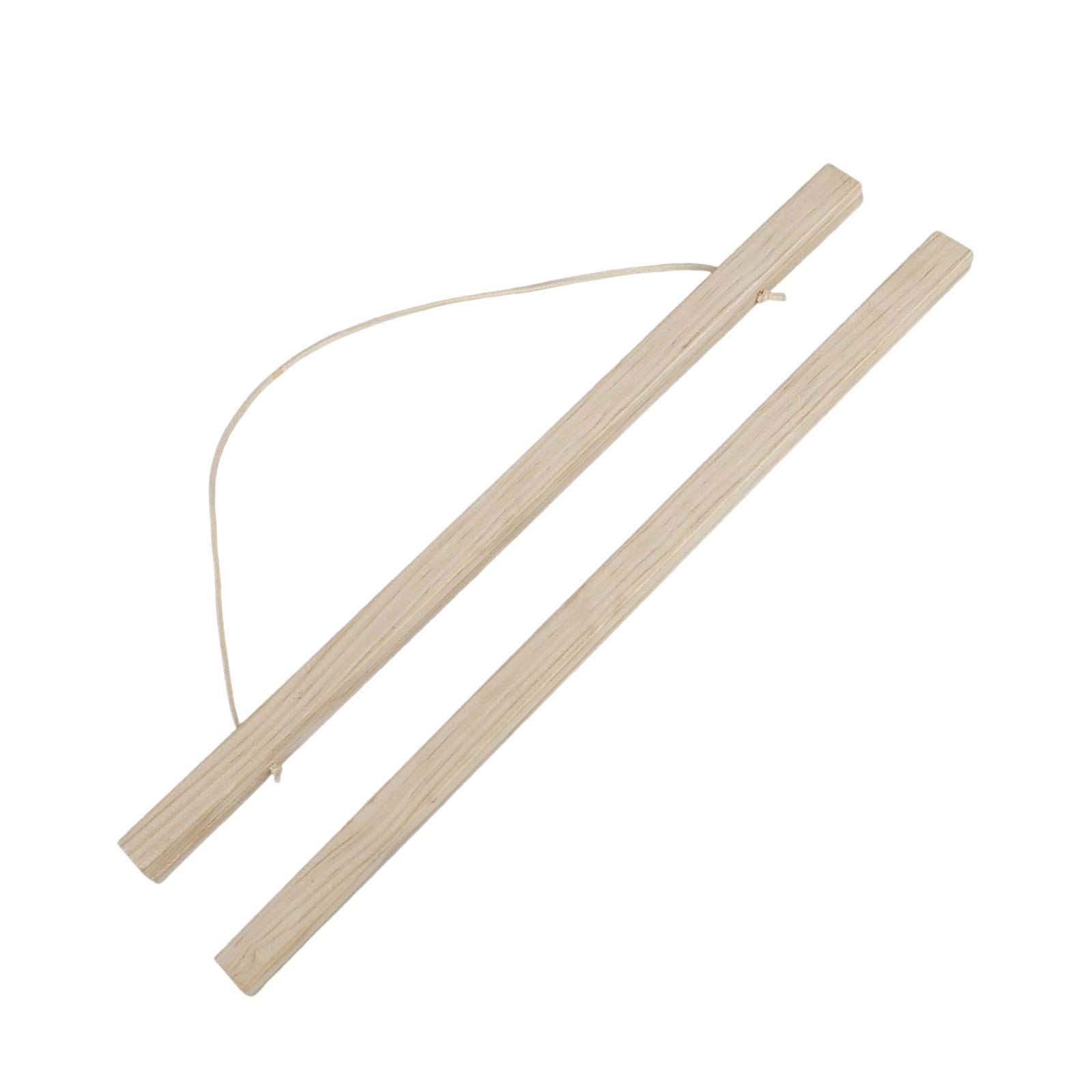 Poster Hanger Frame Wooden for Maps Painting Scroll Picture Clip