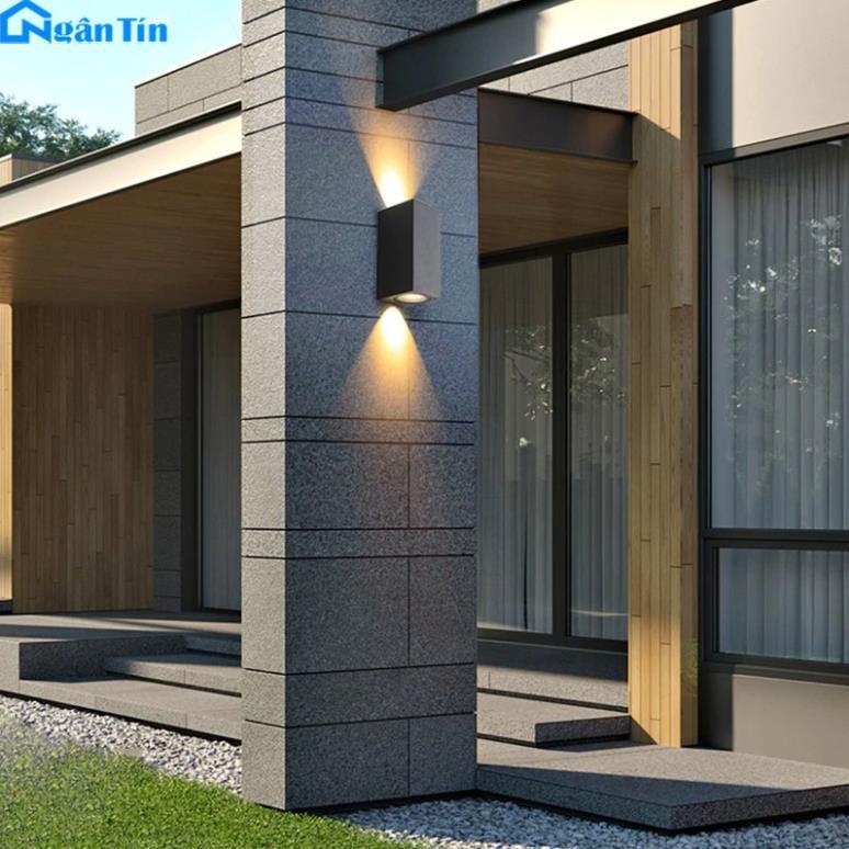 Đèn Led treo tường gắn tường ngoài trời hình hộp 2 đầu VNT612A