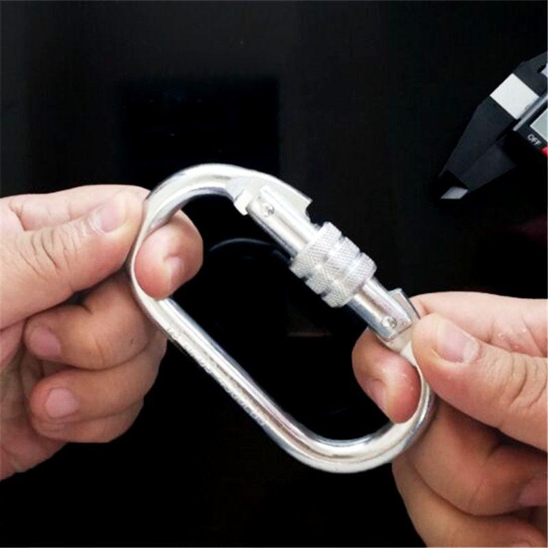 Móc treo khóa chữ D đa năng Sportslink carabiner dùng treo võng yoga - đi leo núi