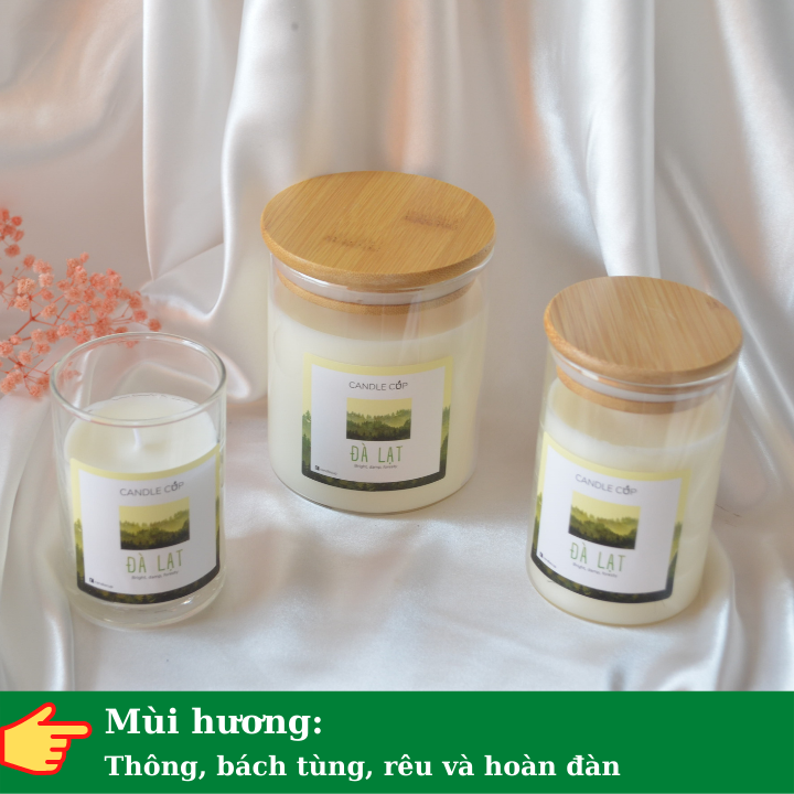 Nến Thơm Tinh Dầu Candle Cup - Mùi ĐÀ LẠT