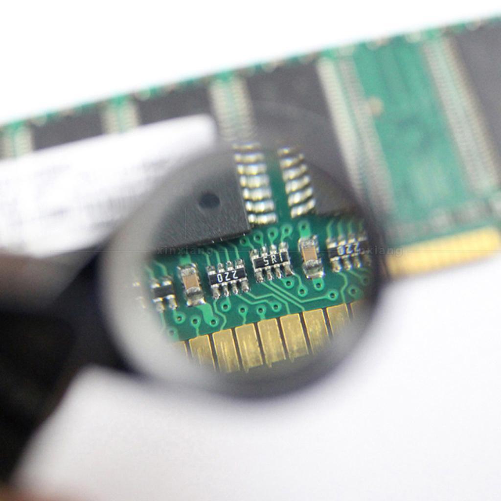 Foldable Miniature Magnifying Glass Twin Lens 10X&20 X Magnify for Jewelry