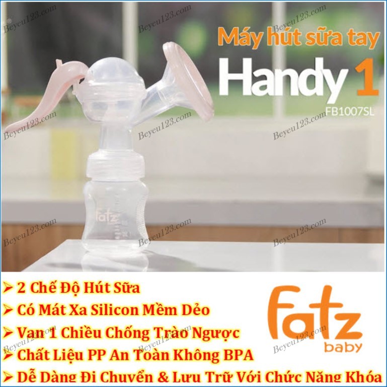 Máy hút sữa tay Fatzbaby handy 1 tặng 10 túi trữ sữa sunmum mini