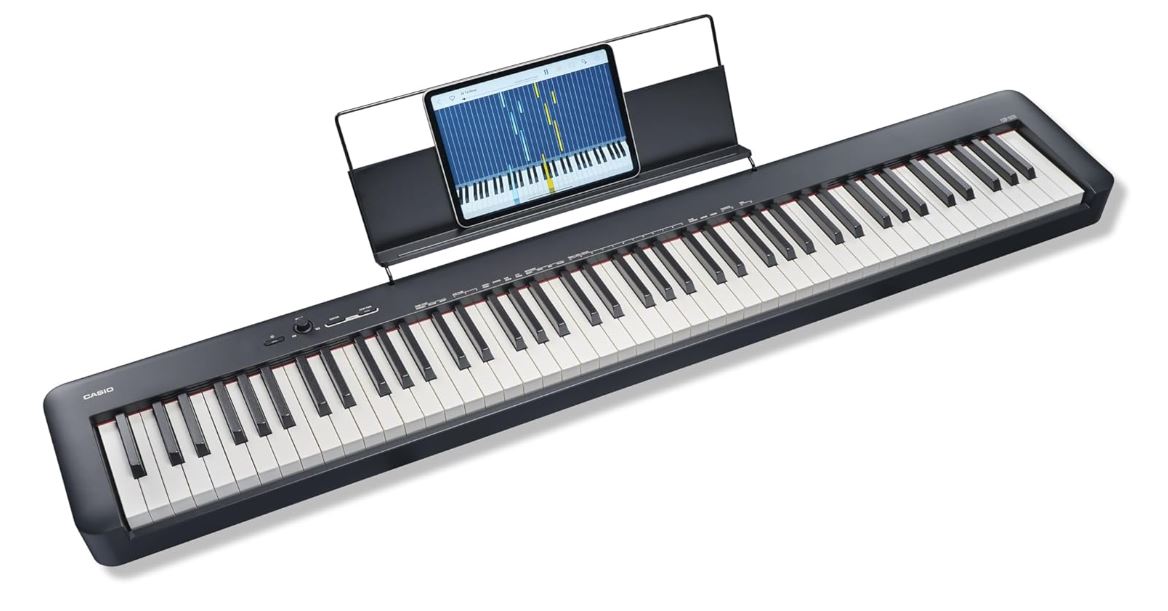 Casio CDP-S110 – Piano Điện 88 Phím Nặng Scaled Hammer Action – Âm Piano Cải Tiến – Màu Trắng/Đen - Hàng Chính Hãng