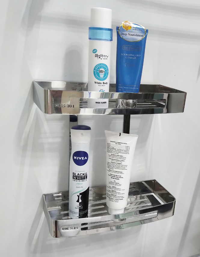Kệ inox 2 tầng Kibath 806AB
