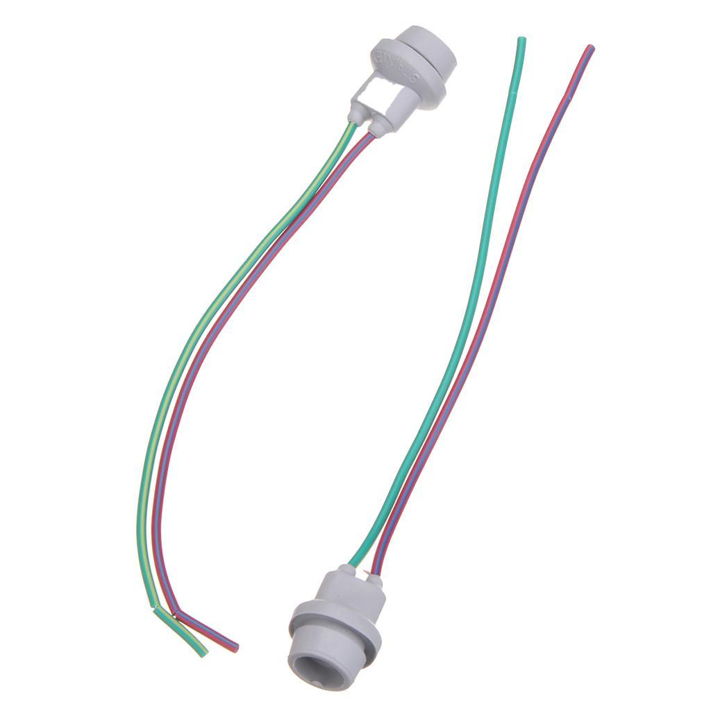 2-4pack 2Pcs T10 Socket W5W Female Adapter Socket Connector for Car LED Light