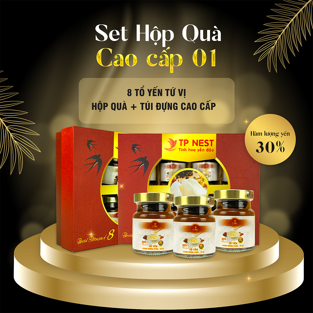 Set hộp quà yến Cao cấp 01 - Tiến Phương JSC