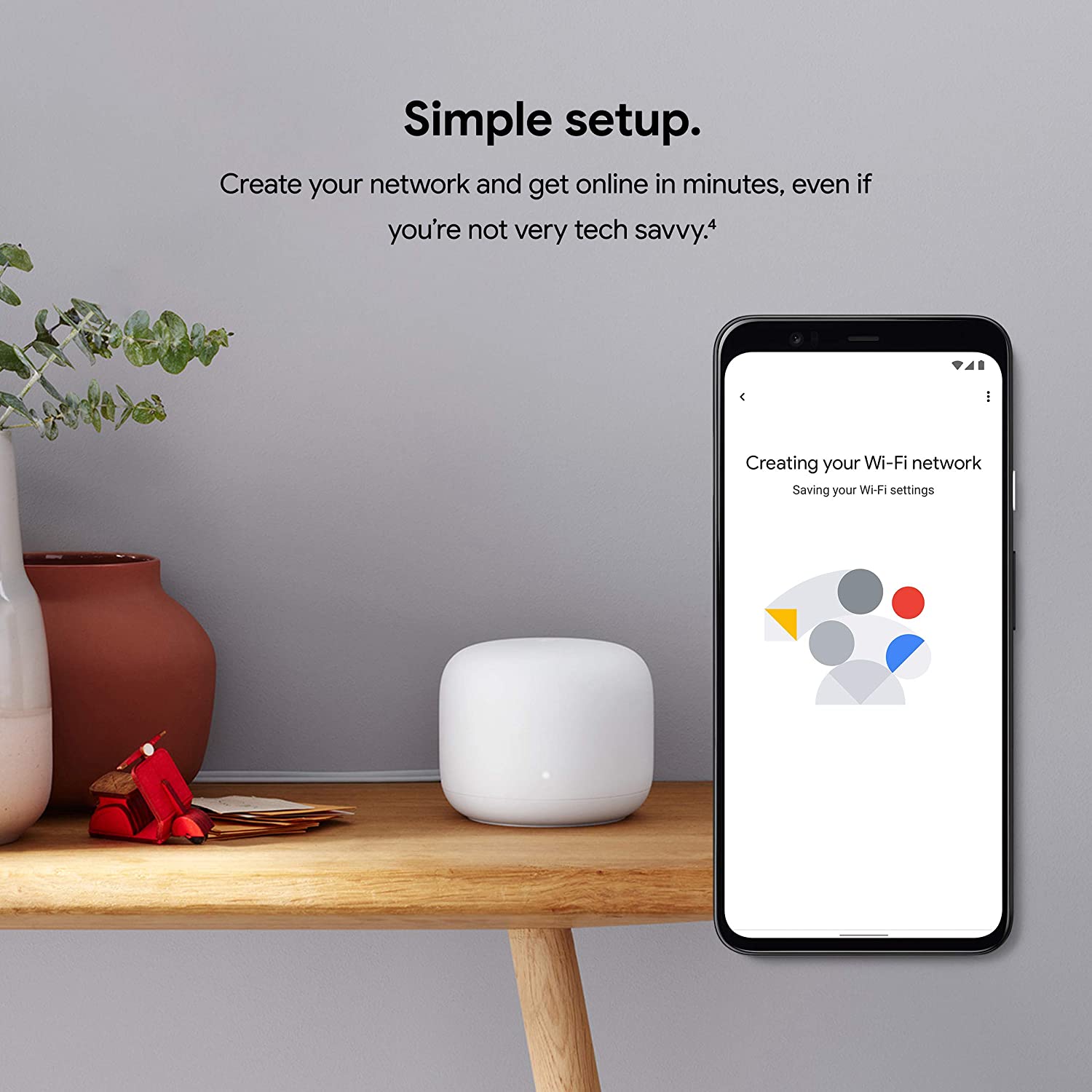 Google Nest WiFi Thiết bị phát Wifi Mesh thông minh cao cấp - Hàng Nhập Khẩu