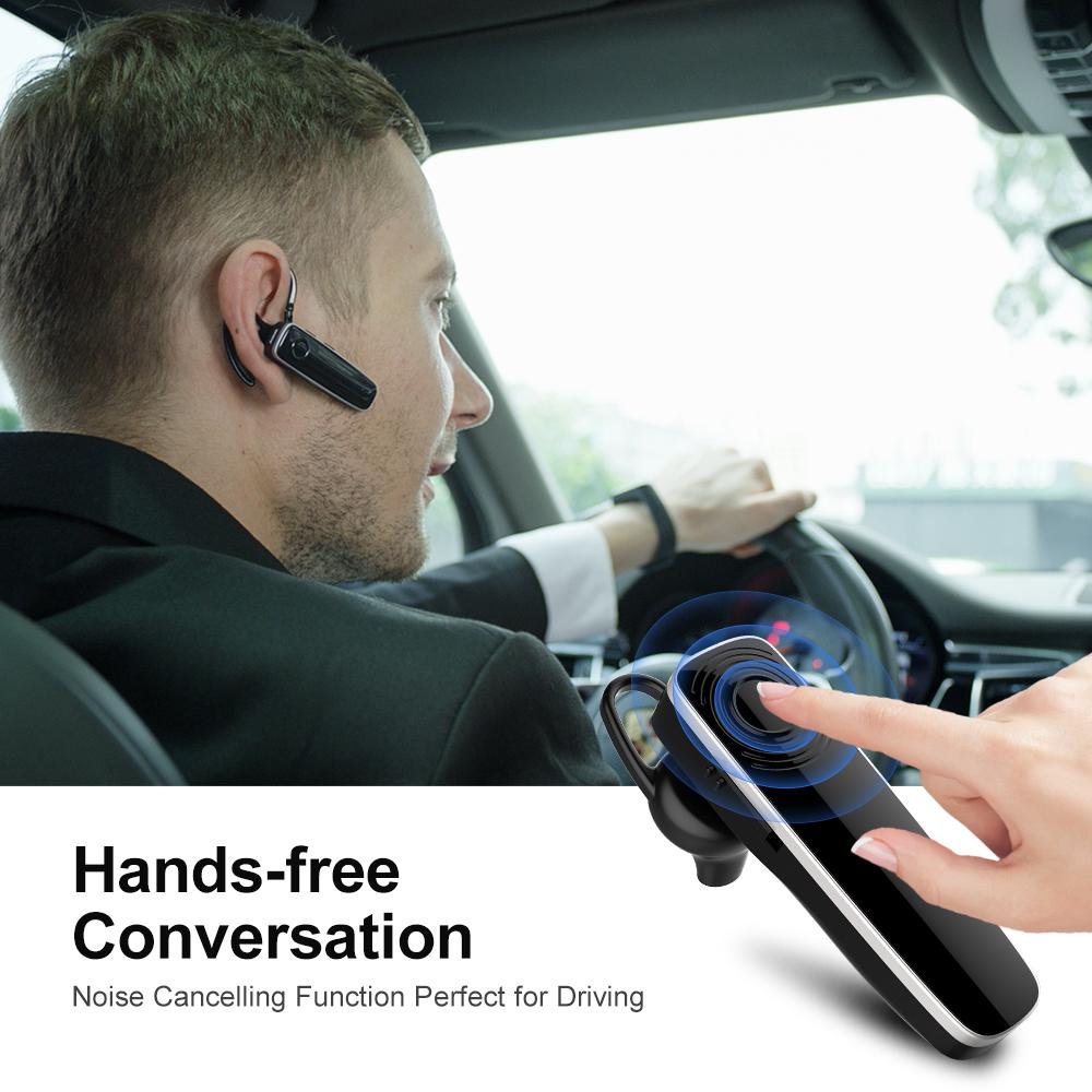 Mới Ong Tai Nghe Bluetooth Chụp Tai Không Dây Tay Tai Nghe Mini Tai Nghe Tai Nghe Tai Nghe Với CVC6.0 Mic Cho iPhone Xiaomi Android
