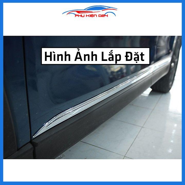 Bộ ốp nẹp sườn CX5, CX-5 2018-2019-2020-2021-2022 mạ crom trang trí làm đẹp xe