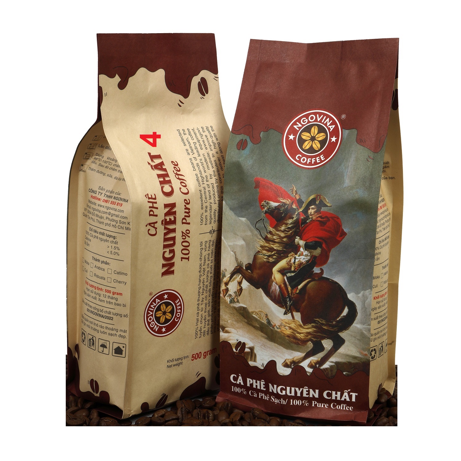 Cà Phê Ngovina - Nguyên Chất Số 4 – 1kg Dạng Bột