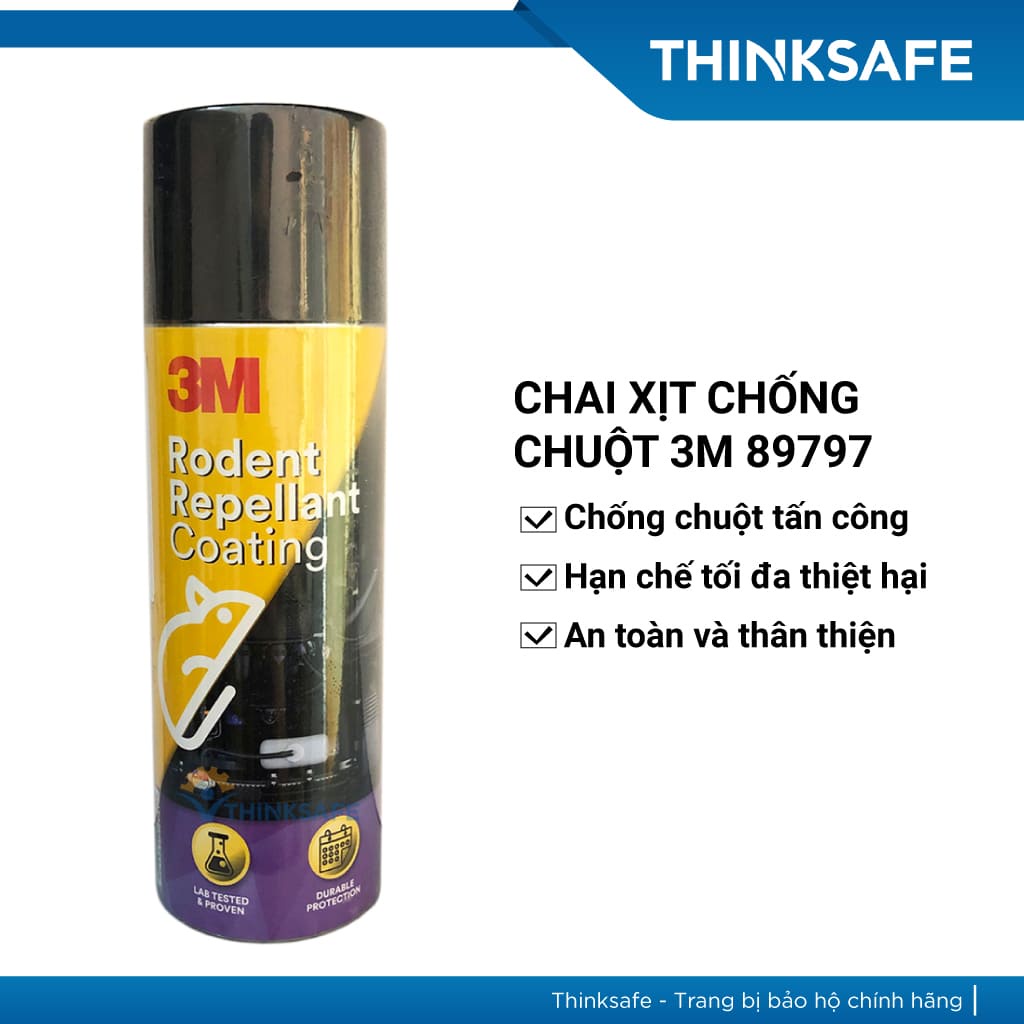 Chai xịt chống chuột 3M Rodent Repellant Coating - Bình xịt đuổi chuột khỏi động cơ xe 250g