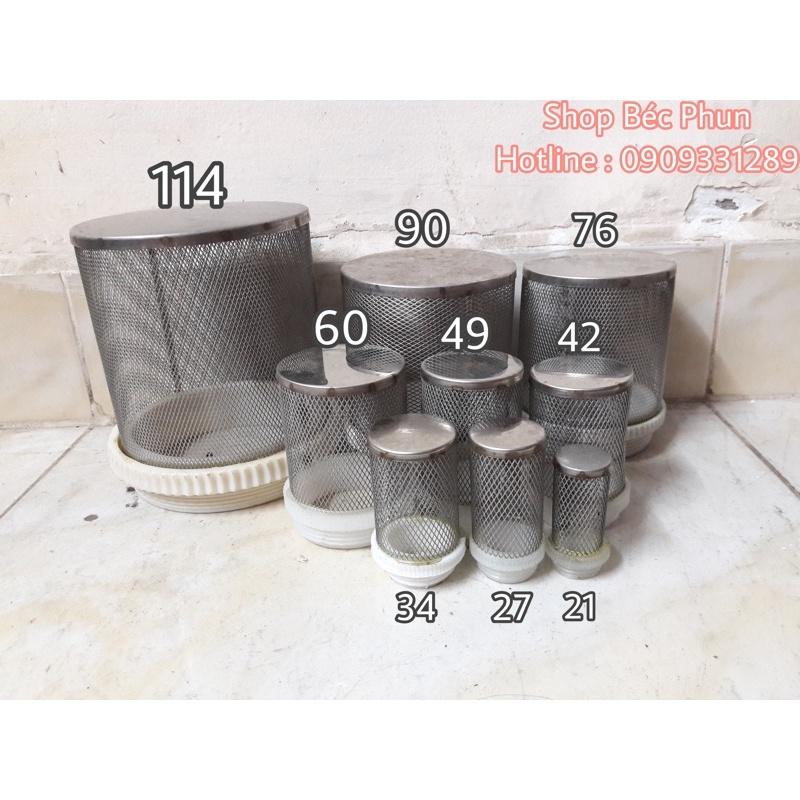 Lưới lọc inox cho lupe van 1 chiều lò xo phi 21