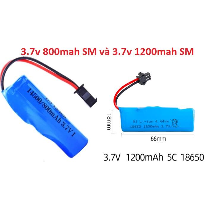 Pin sạc 3.7v 800mah và 1200mah 18650 14500 xe điều khiển từ xa