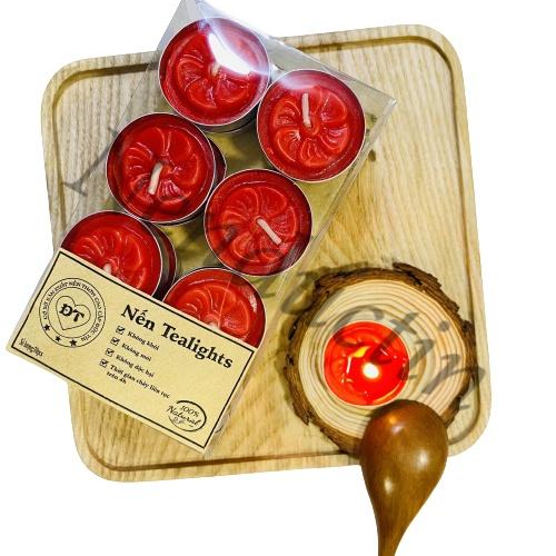 30 Tealight viên cao cấp cháy trong 1,5 đến 2h không khói an toàn cho sức khỏe