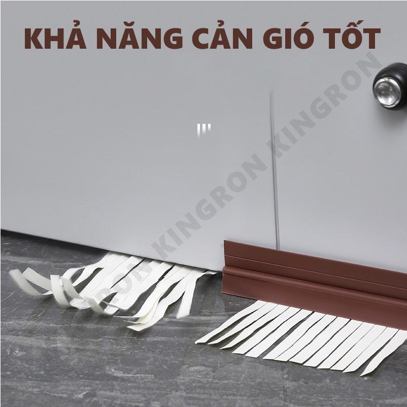 Miếng ron tháo dời dán chân cửa chống côn trùng Thanh dán chặn khe hở, cách âm đa năng KINGRON