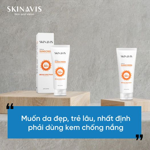 Kem chống nắng Skinavis defense – Phổ rộng, không lên tone da 70ml