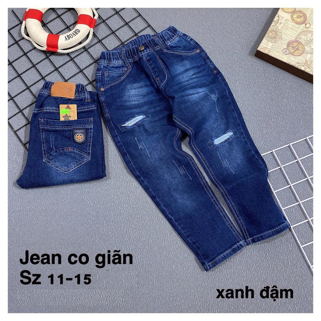 QUẦN JEAN DÀI CHO BÉ TRAI SIZE TỪ 19-28kg MỀM MỊN CO GIÃN - QT46