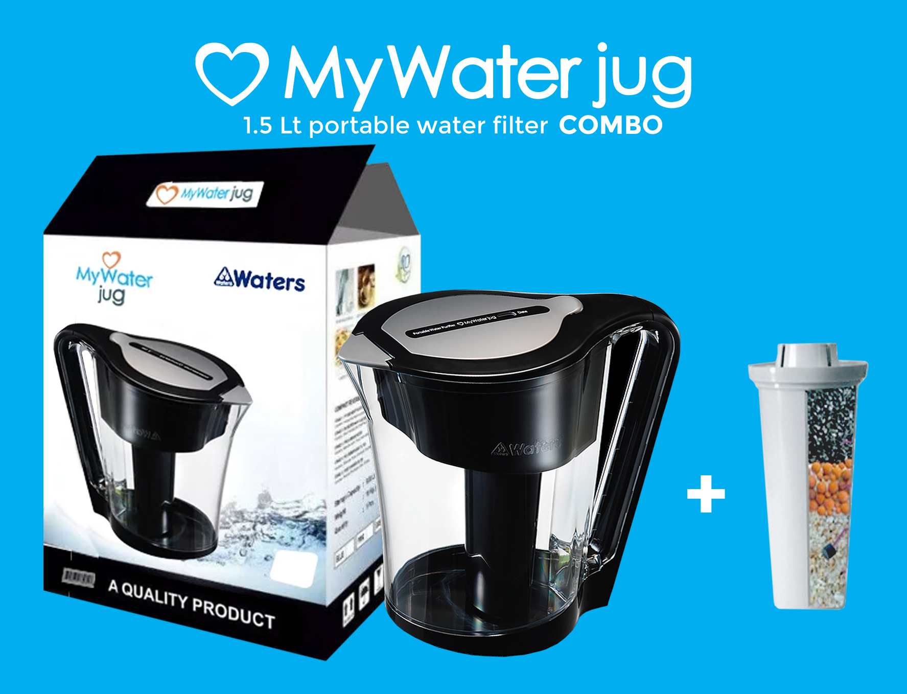 BÌNH LỌC ION KIỀM MYWATER JUG