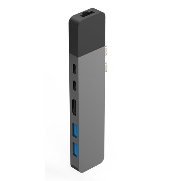 Cổng chuyển HyperDrive NET 6-in-2 Hub for USB-C MacBook PRO and MacBook Air 2018