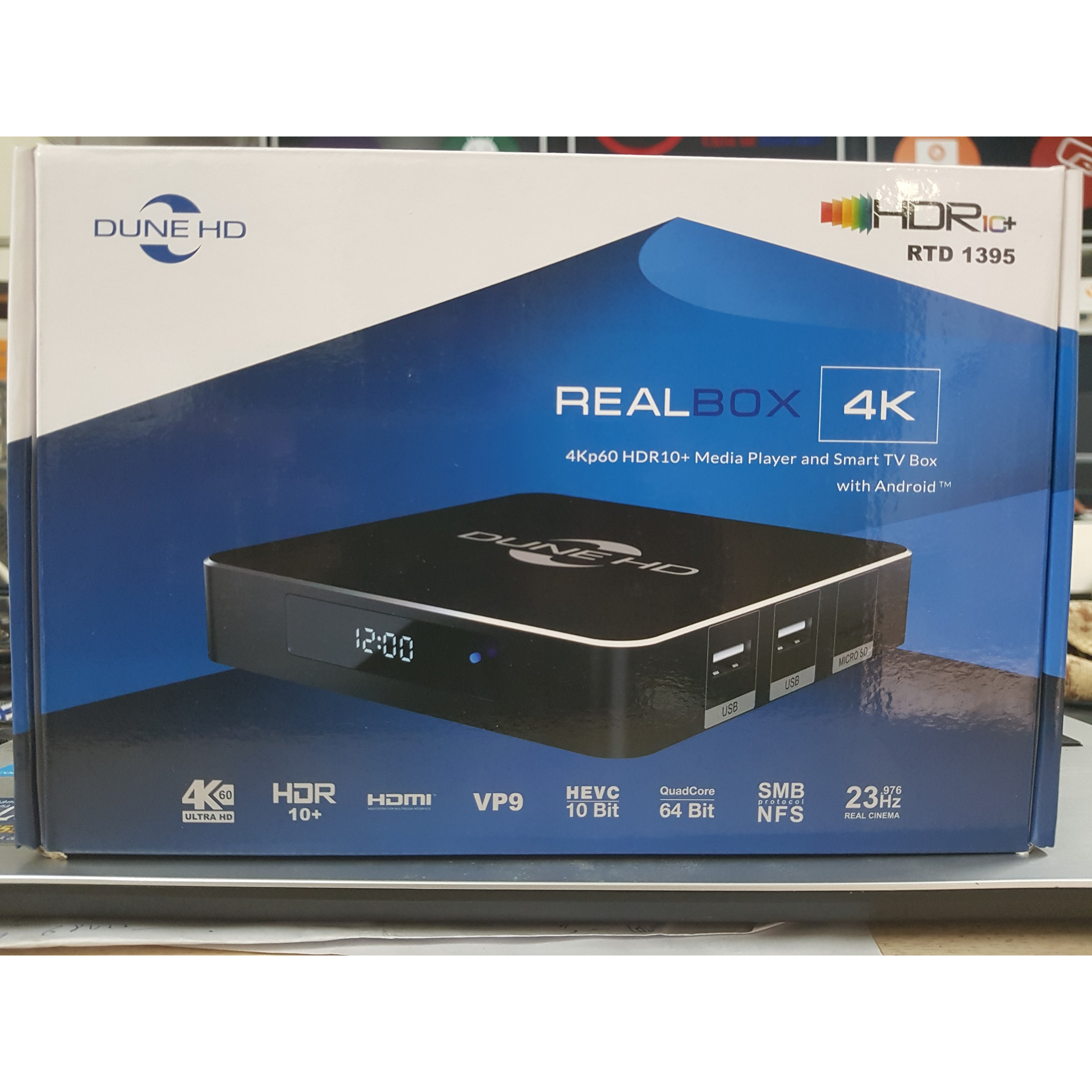 Đầu phát Dune HD RealBox 4K YouTube 4K HDR, BD 4K- Sản phẩm chính hãng