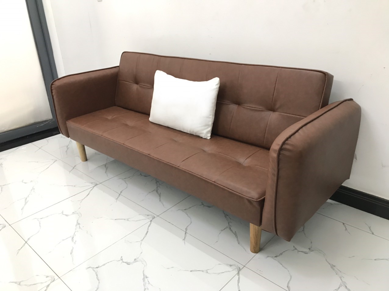 Ghế dài sofa bed tay vịn phòng khách sivali11 sopha