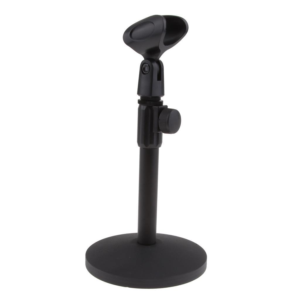 Microphone Arm Stand Bracket for Radio Broadcasting Studio, Lectures/Meeting/On Stage Desk Microphones Stands Accessories