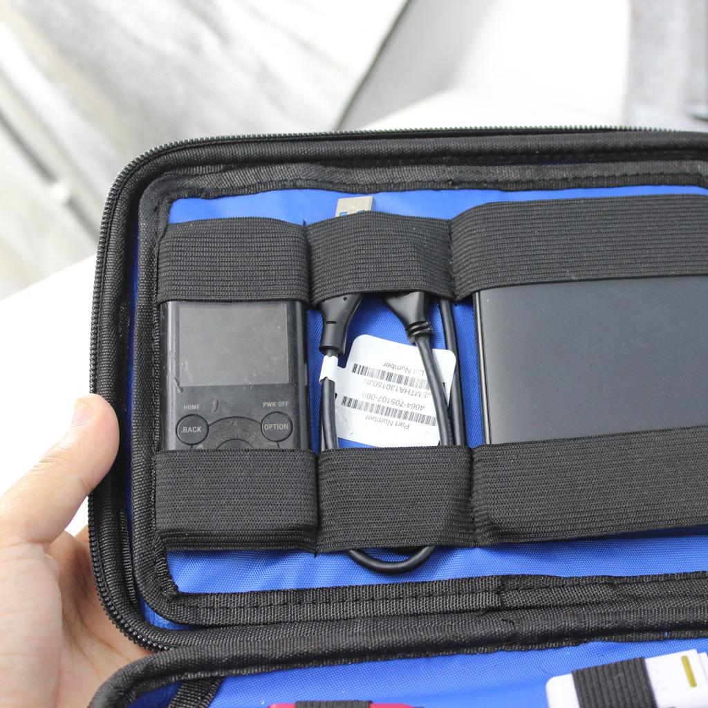 Travel Electronics Accessories Storage Box EVA Carrying Case Waterproof