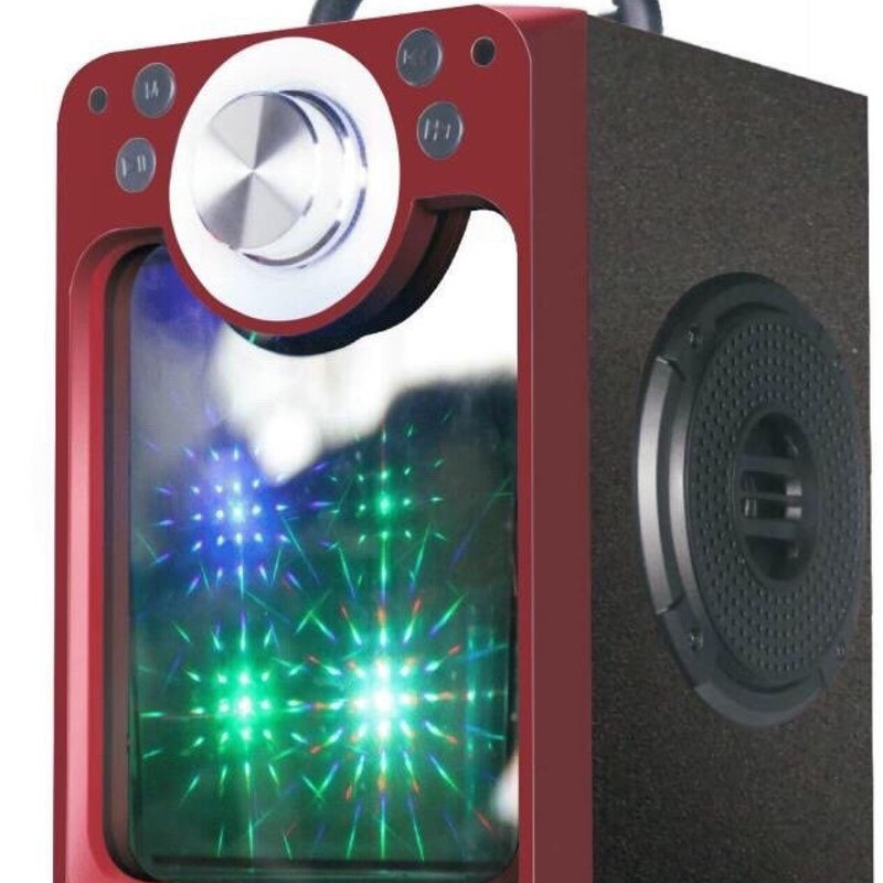 Loa Karaoke Bluetooth MN-03 có Led - Kèm Mic có dây