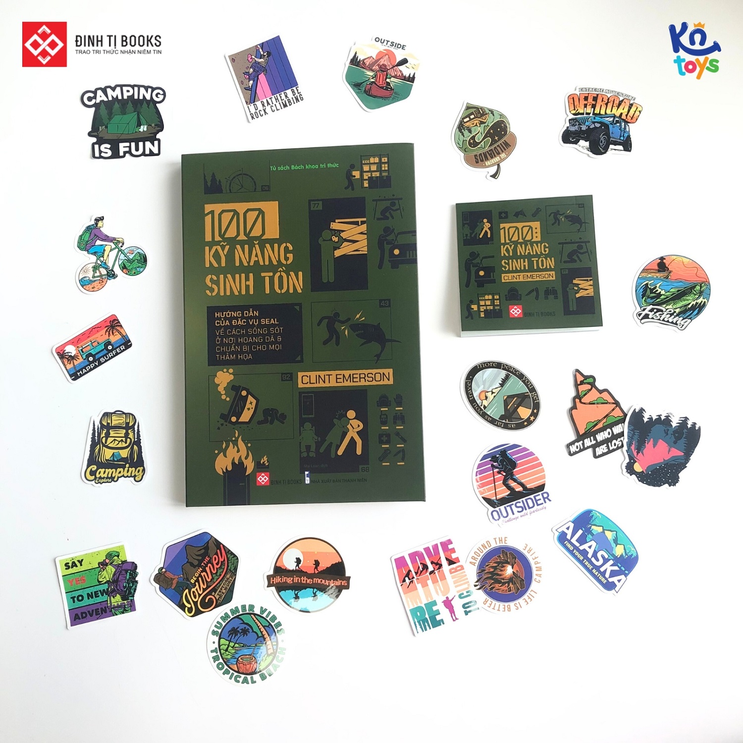 Sách Bách Khoa Tri Thức – 100 Kỹ Năng Sinh Tồn (Bản đặc biệt) – Đinh Tị Books