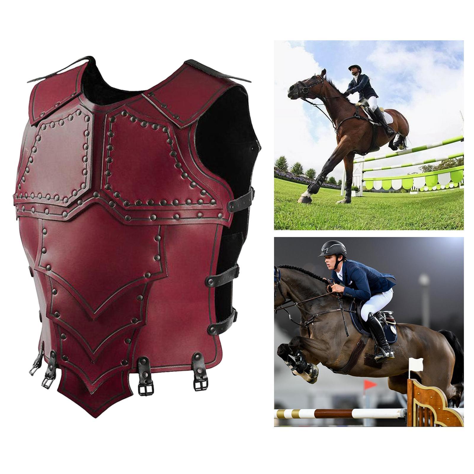Horse Riding Vest, Equestrian Body Protector Vest | Horse Riding Training Waistcoat Body Safety Vest for Unisex Adults, M