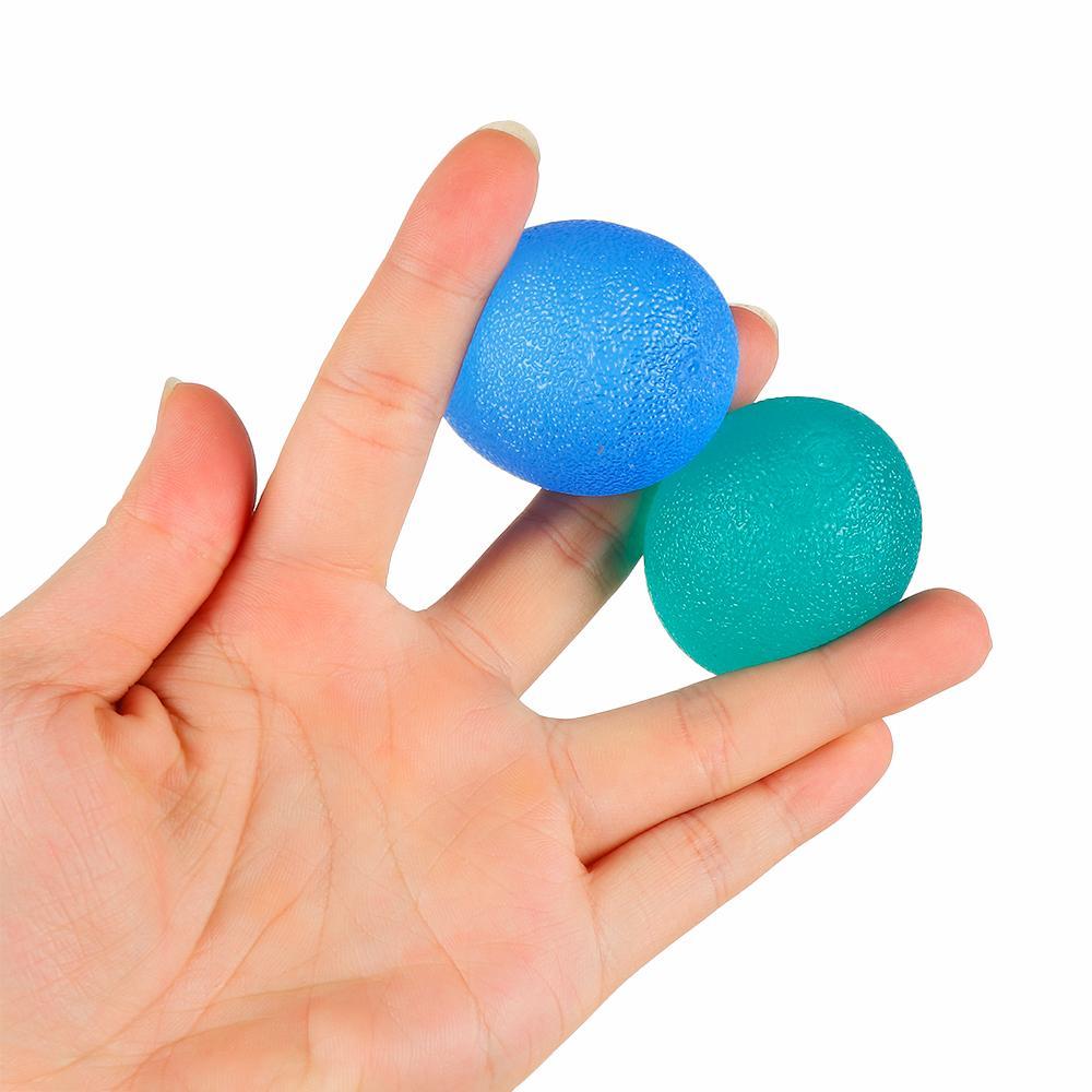 Tay cầm tay giảm căng thẳng bóng tay cầm tay huấn luyện sức mạnh Trình quản lý cổ tay trị liệu tay cầm tay Ball Ball Finger Reprol Color: purple